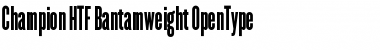 Champion HTF-Bantamweight Font