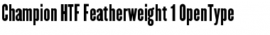 Champion HTF-Featherweight Font