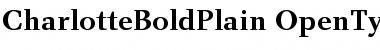 Download Charlotte Bold Font