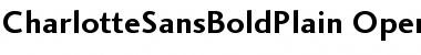 Download Charlotte Sans Bold Font