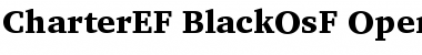 CharterEF BlackOsF Font