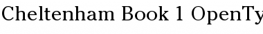 Cheltenham Regular Font