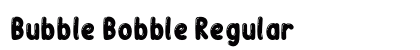 Bubble Bobble Regular preview