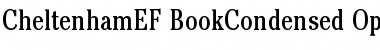 CheltenhamEF-BookCondensed Regular Font