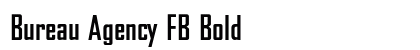 Bureau Agency FB Bold preview