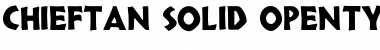 Chieftan Solid Font