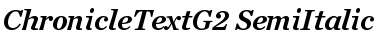 Chronicle Text G2 Semibold Italic Font