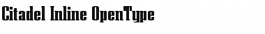 Citadel Inline Font