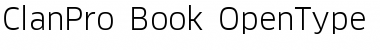ClanPro Book Font