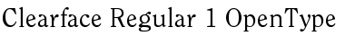 ITC Clearface Regular Font