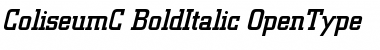 ColiseumC Bold Italic Font