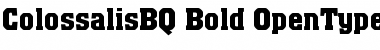 Colossalis BQ Regular Font