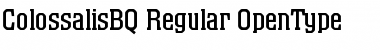 Colossalis BQ Regular Font