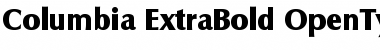 Columbia-ExtraBold Regular Font