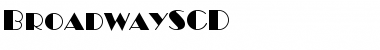 BroadwaySCD Regular Font