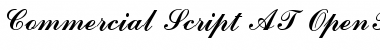 Commercial Script AT Regular Font