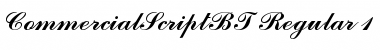 Commercial Script Regular Font