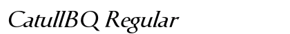 CatullBQ Regular preview