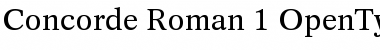 Concorde Regular Font