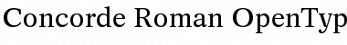 Concorde Regular Font