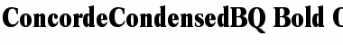 ConcordeCondensedBQ Regular Font