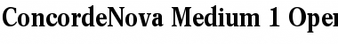 Concorde Nova Medium Font