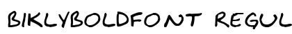 BiklyBoldFont Regular