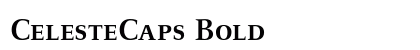 CelesteCaps Bold preview