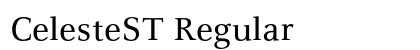 CelesteST Regular Preview