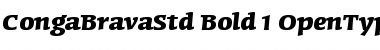 Download Conga Brava Std Font