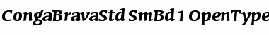 Conga Brava Std Semibold Font