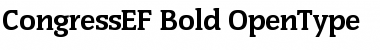 CongressEF Bold Font