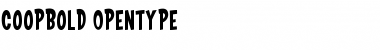 CoopBold Regular Font