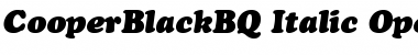 Cooper Black BQ Font