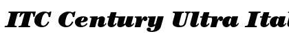 ITC Century Ultra Italic Preview
