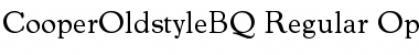 Cooper Old Style BQ Regular Font