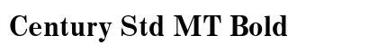 Century Std MT Bold preview