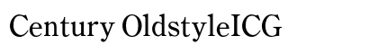 Century OldstyleICG Preview