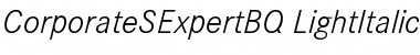 Corporate S Expert BQ Regular Font