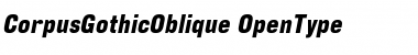 Download CorpusGothicOblique Font