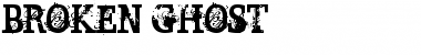 BROKEN GHOST Regular Font