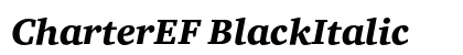CharterEF BlackItalic preview