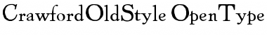 CrawfordOldStyle Regular Font