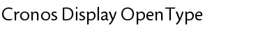 Download Cronos Font