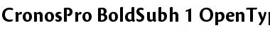 Download Cronos Pro Font