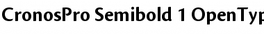 Download Cronos Pro Font