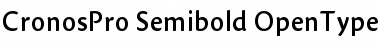 Download Cronos Pro Font