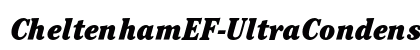 CheltenhamEF-UltraCondensIta Regular preview