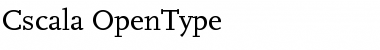 Cscala Regular Font