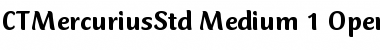 Mercurius CT Std Medium Font